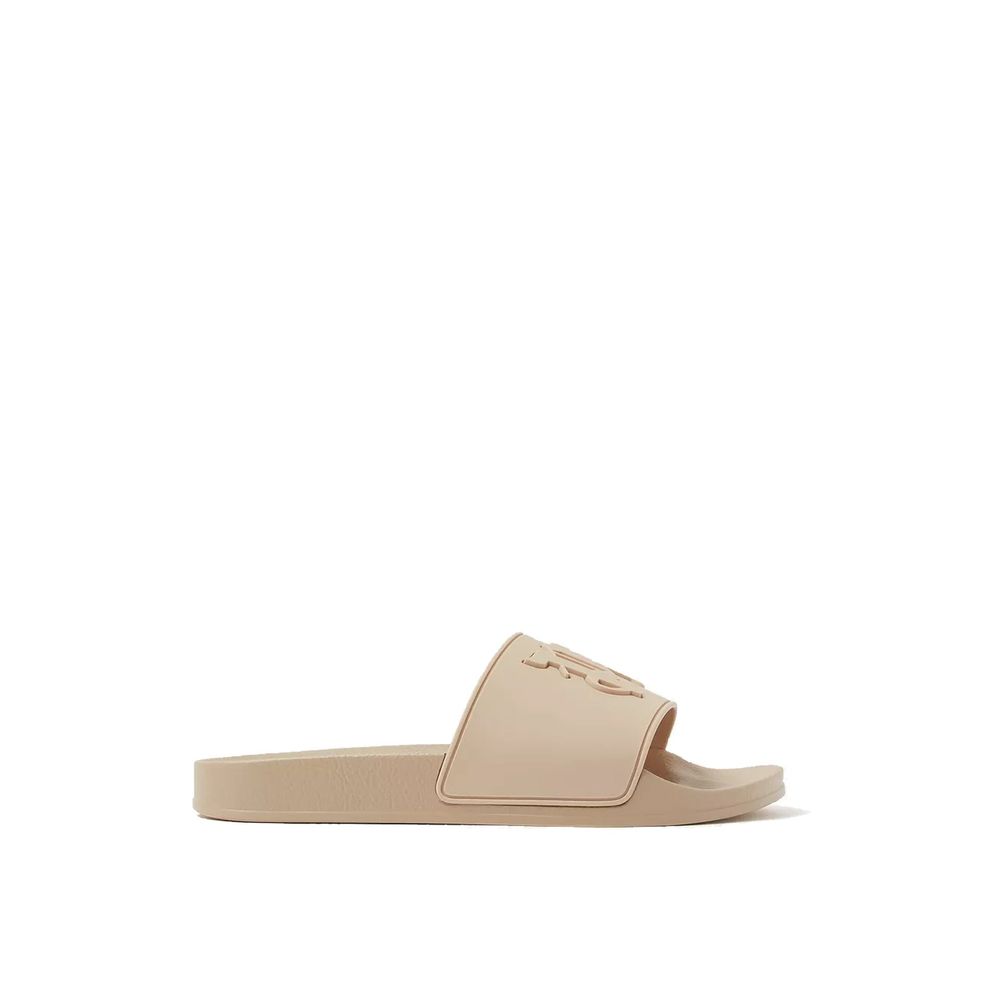 Beige Rubber Slides