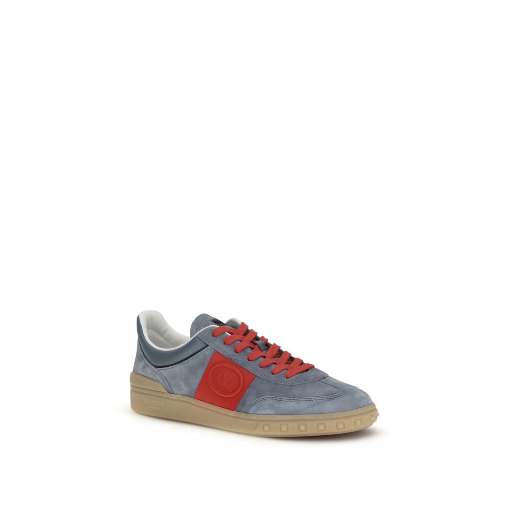 Valentino Garavani Flerfargede Lavtopp-sneakers i Kalveskinn