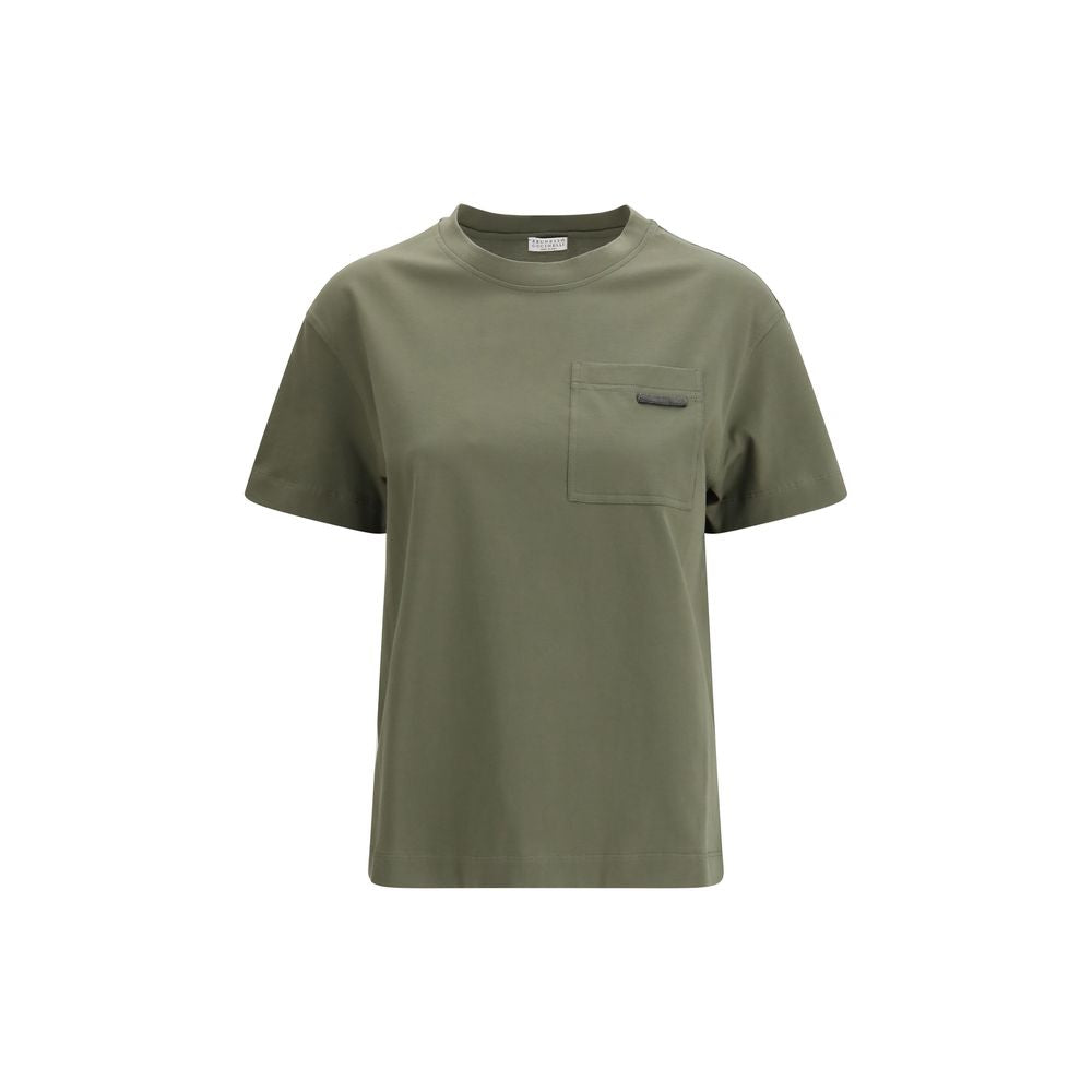 Bicolor Cotton T-Shirt