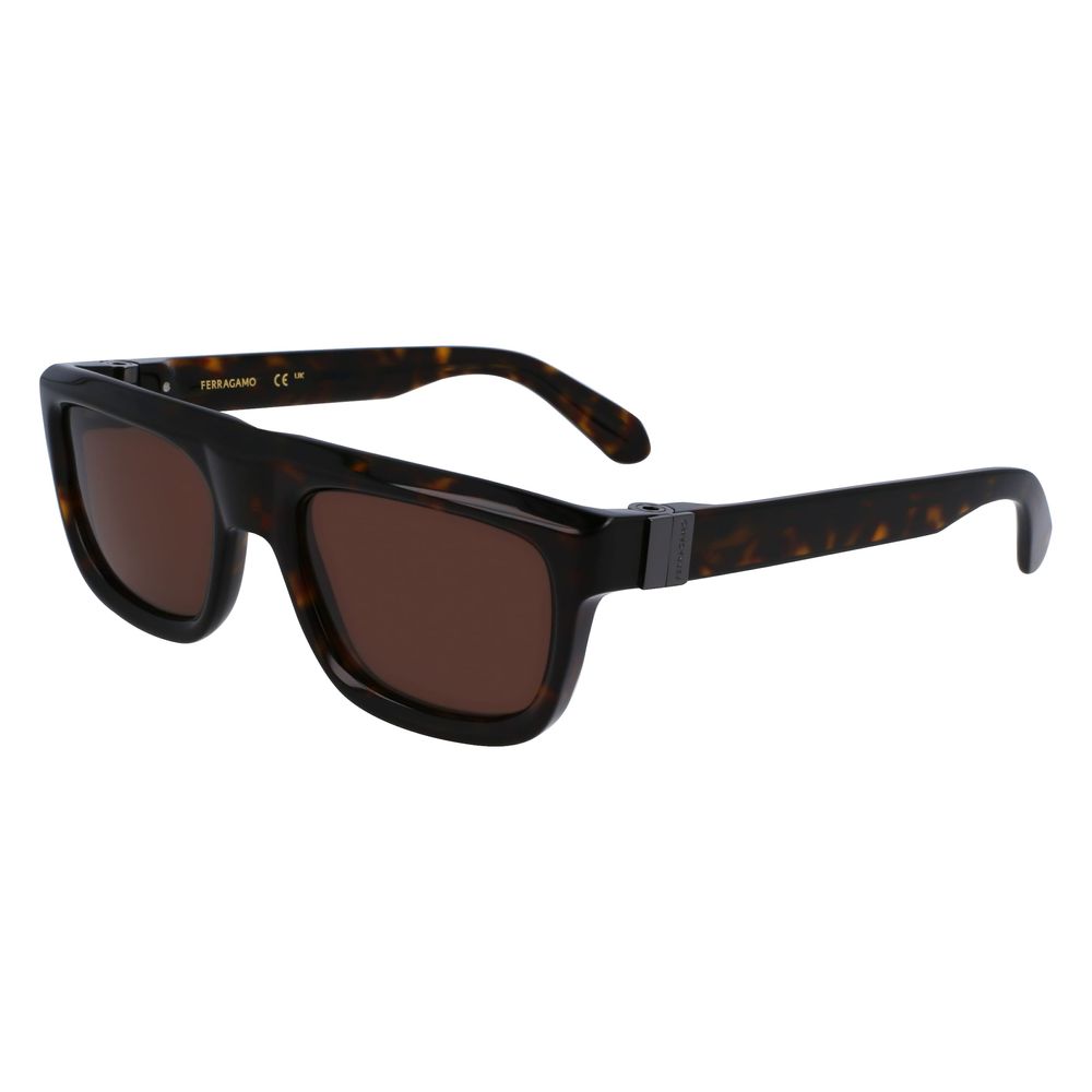 Ferragamo brune acetatsolbriller