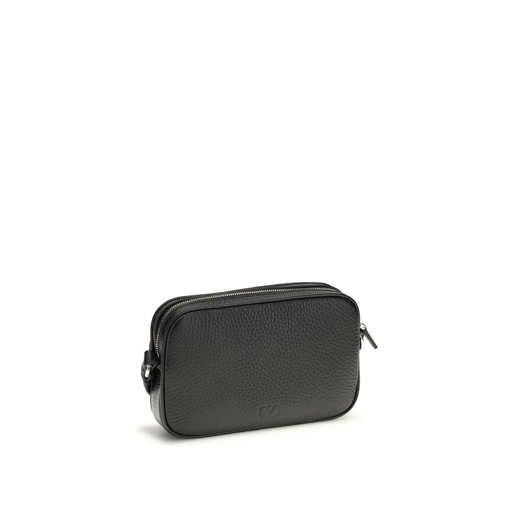 Accesorios Valentino Garavani de piel de becerro negra Bos Taurus