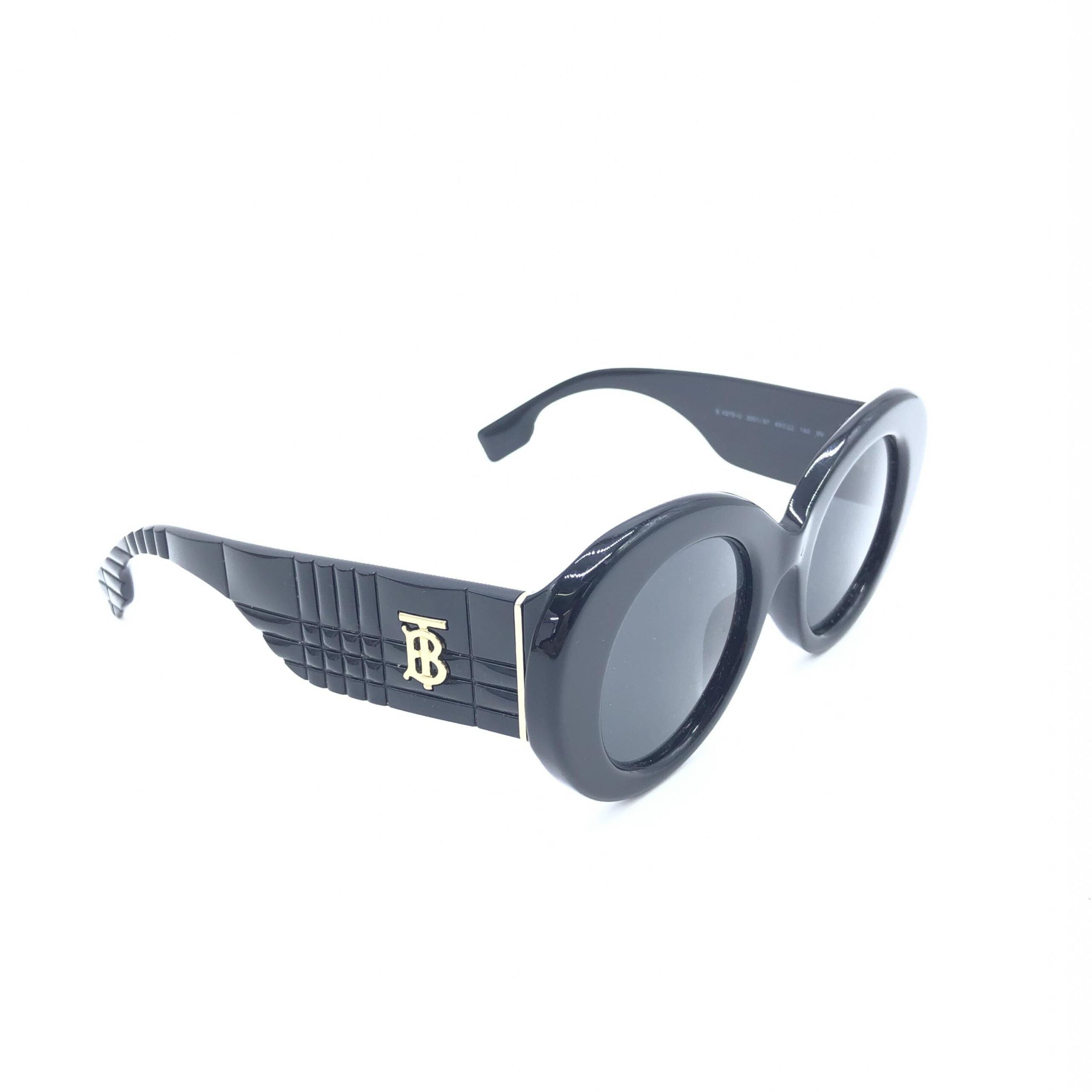 Black Oversized Round Sunglasses