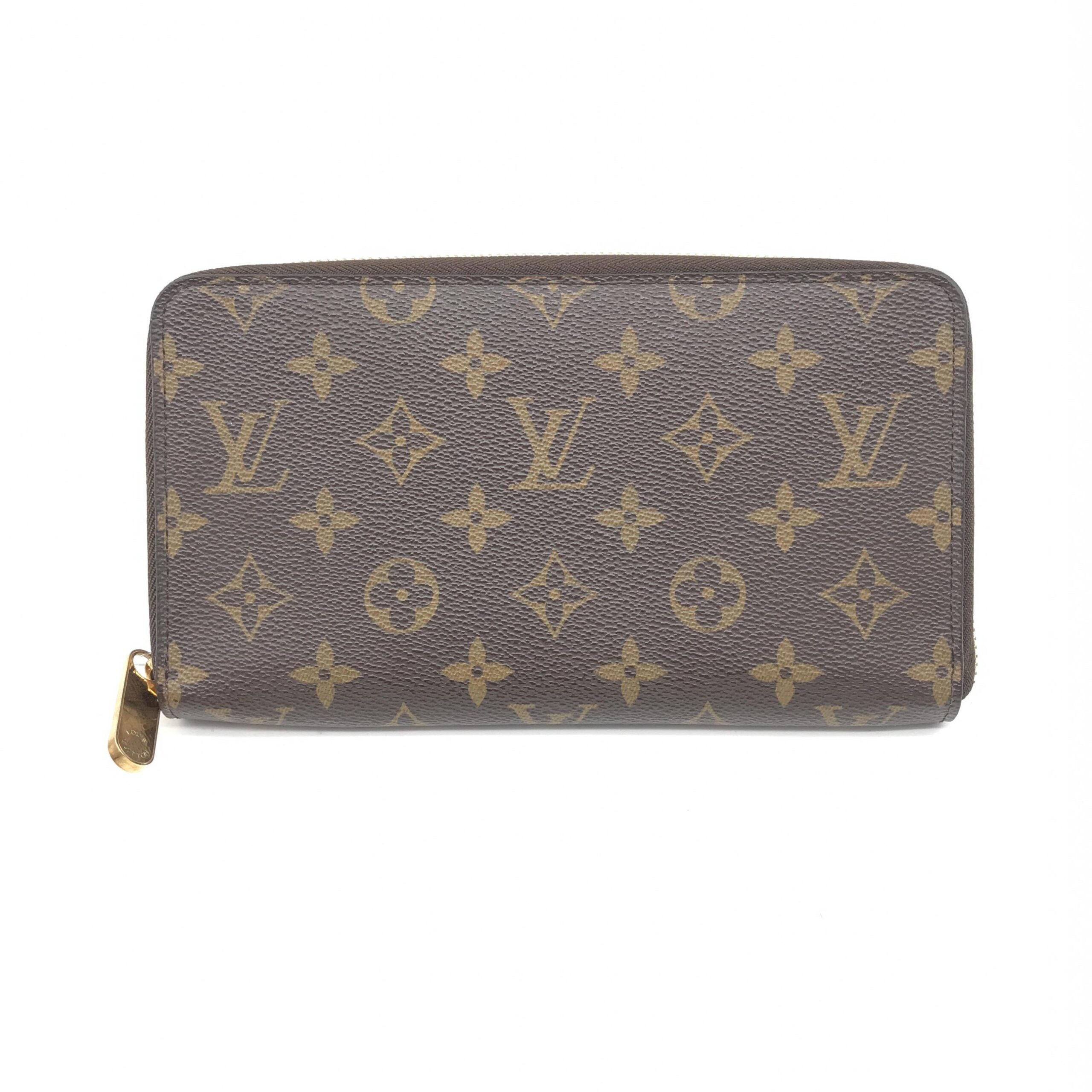 Billetera Louis Vuitton Monogram Zippy en Buen Estado
