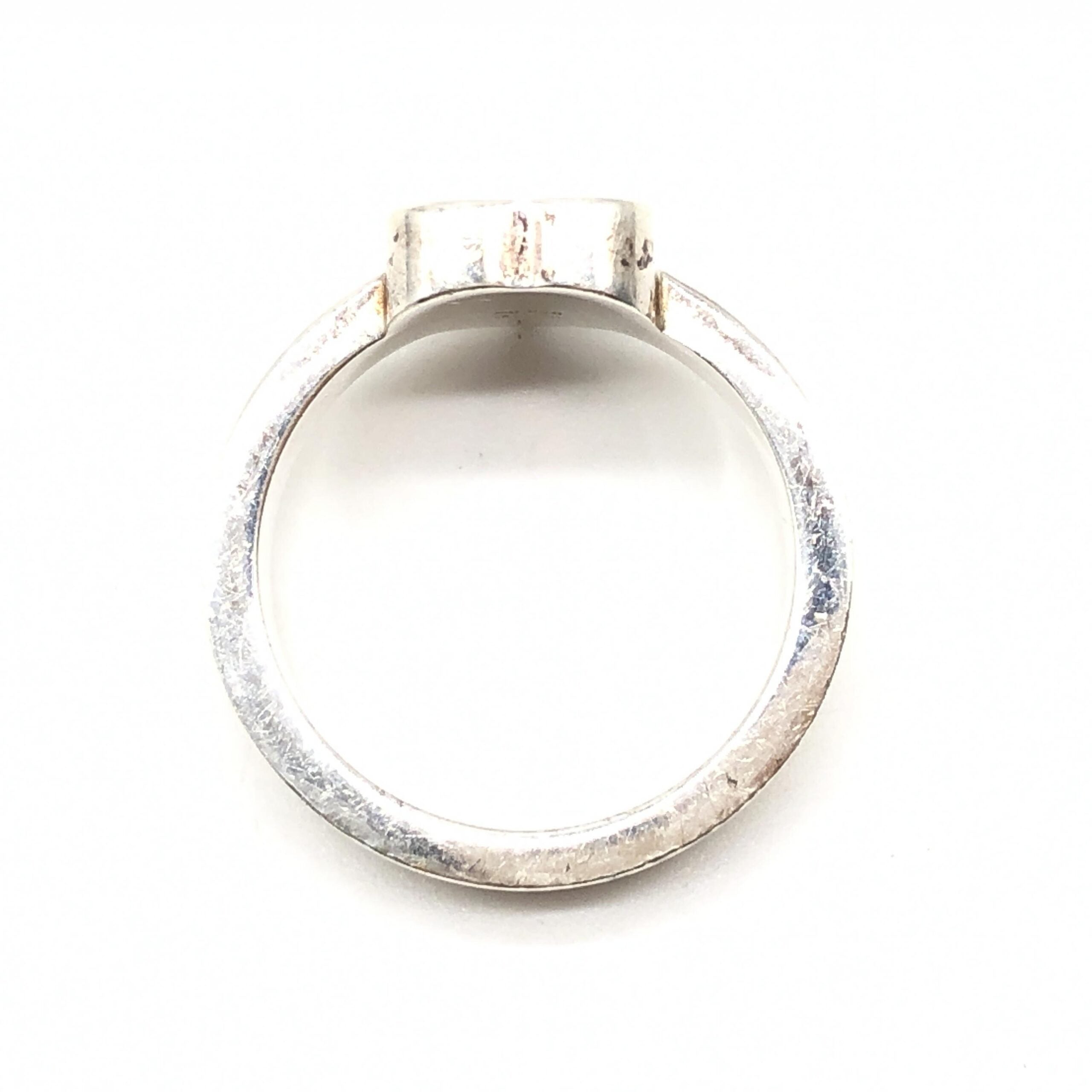 Gucci Sterling sølv Trademark hjertering, US størrelse 5,5