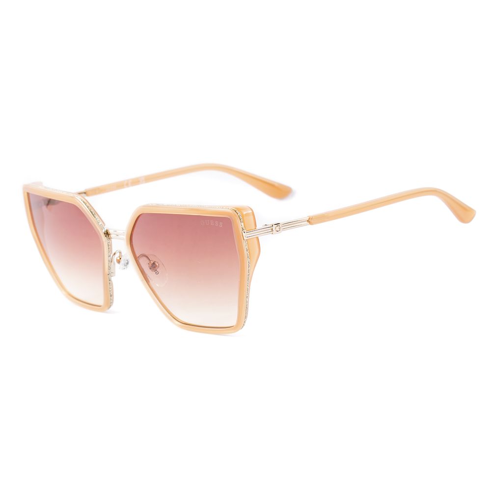 Gafas de sol de resina beige Guess