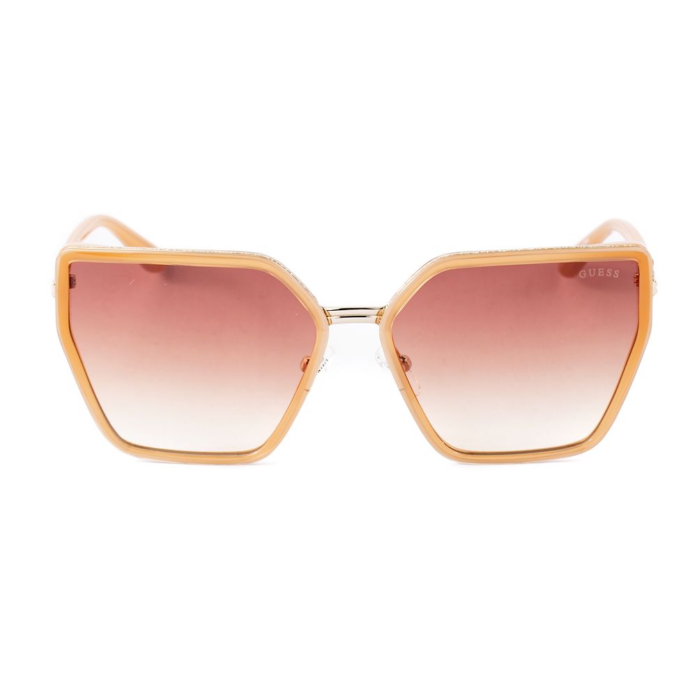 Gafas de sol de resina beige Guess