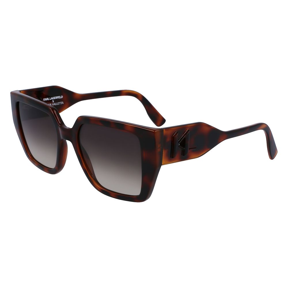 Karl Lagerfeld Brune Injiserte Solbriller