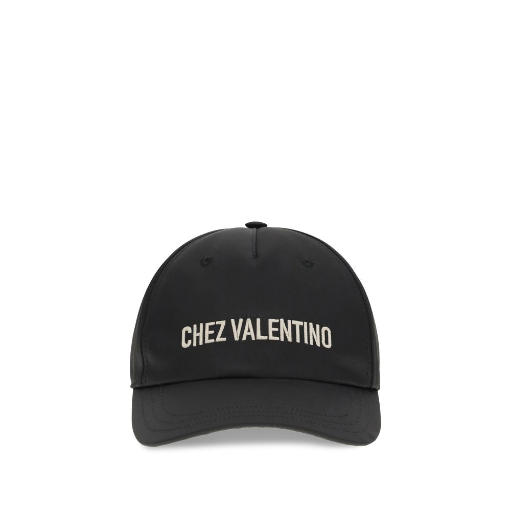 Valentino Garavani sort bomullscaps (baseballcaps)