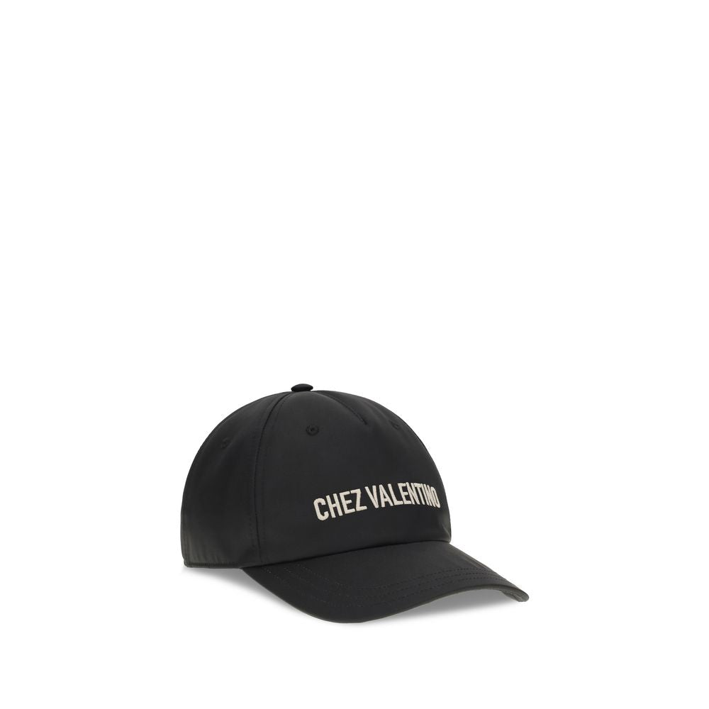 Valentino Garavani sort bomullscaps (baseballcaps)