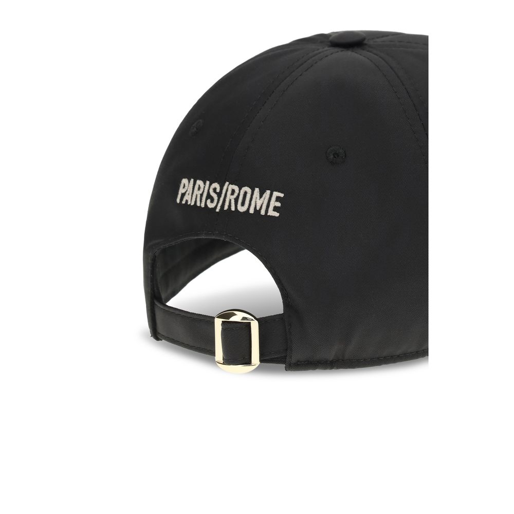 Valentino Garavani sort bomullscaps (baseballcaps)