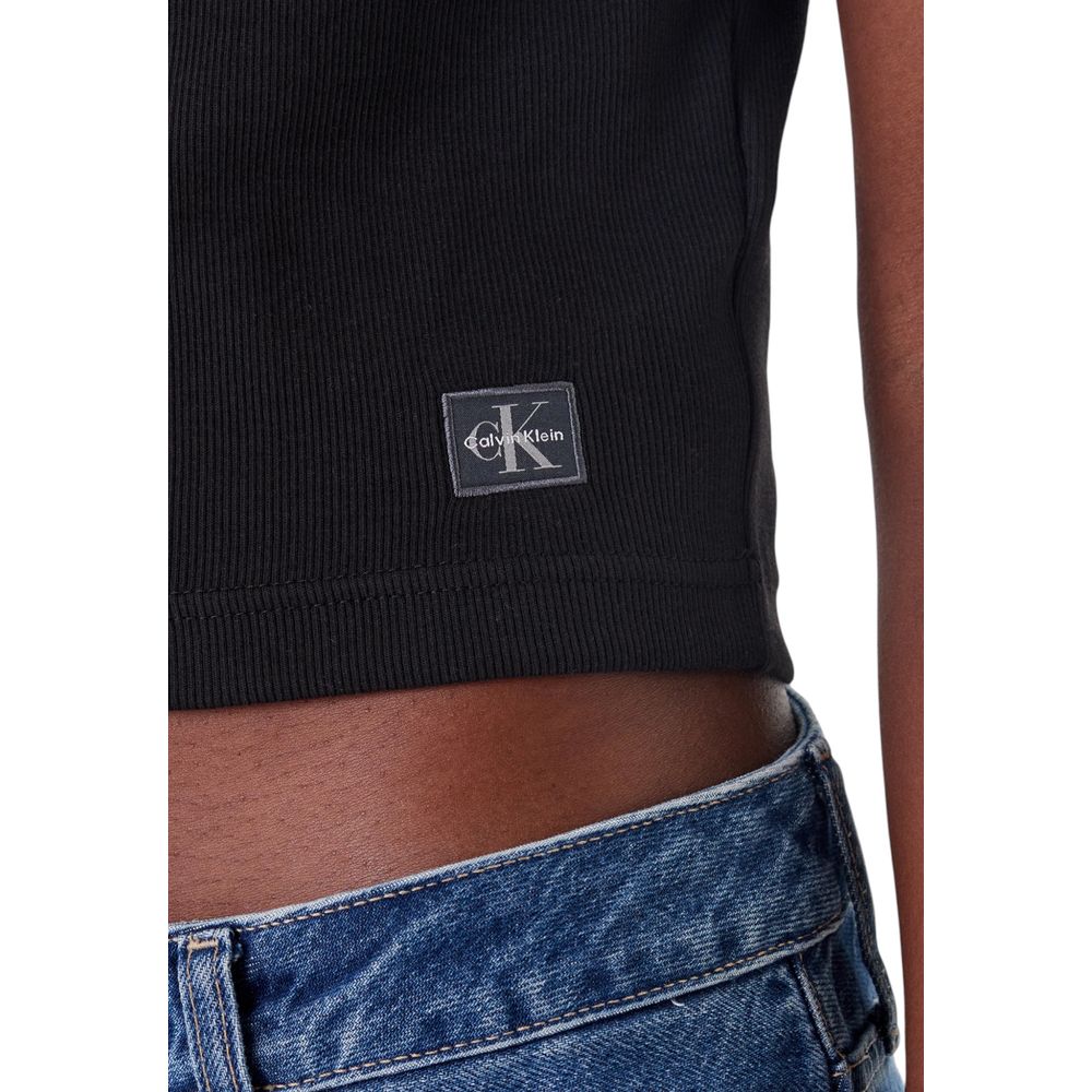 Black Cotton T-Shirt