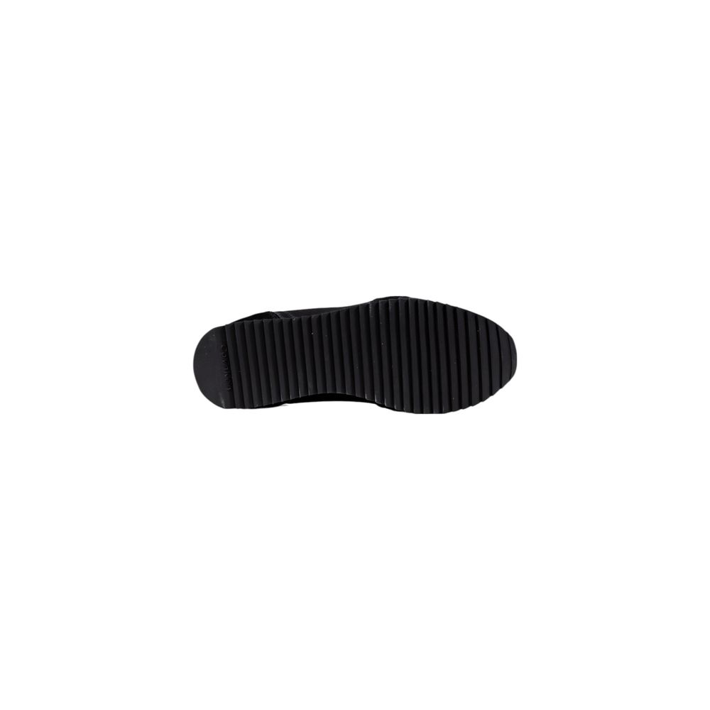 Black Polyamide Athletic Sneakers