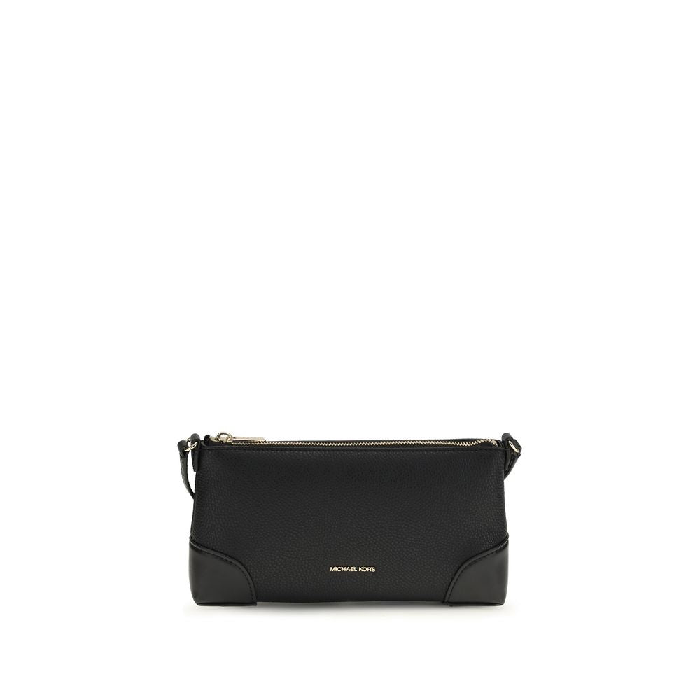Michael Kors Cartera de piel de becerro negra Bos Taurus