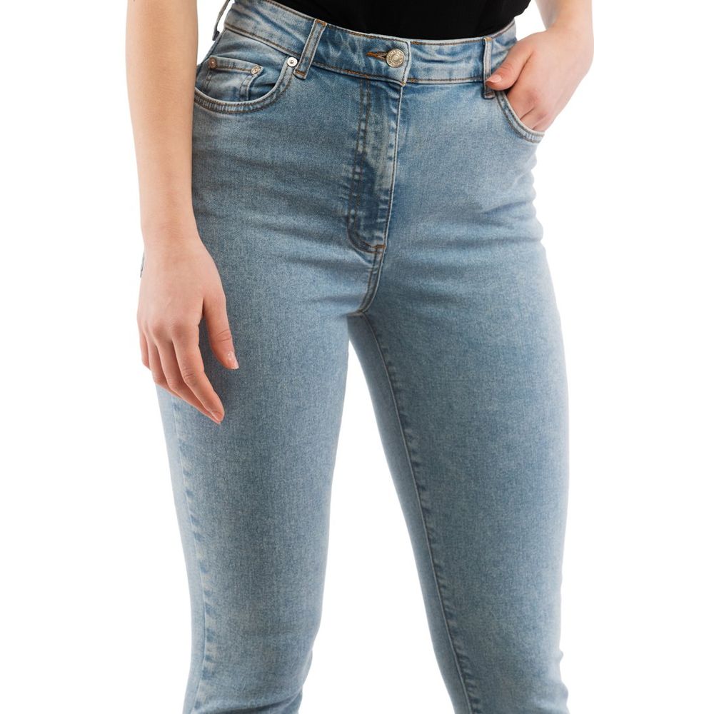Moschino Flerfargede Skinny-jeans i bomull
