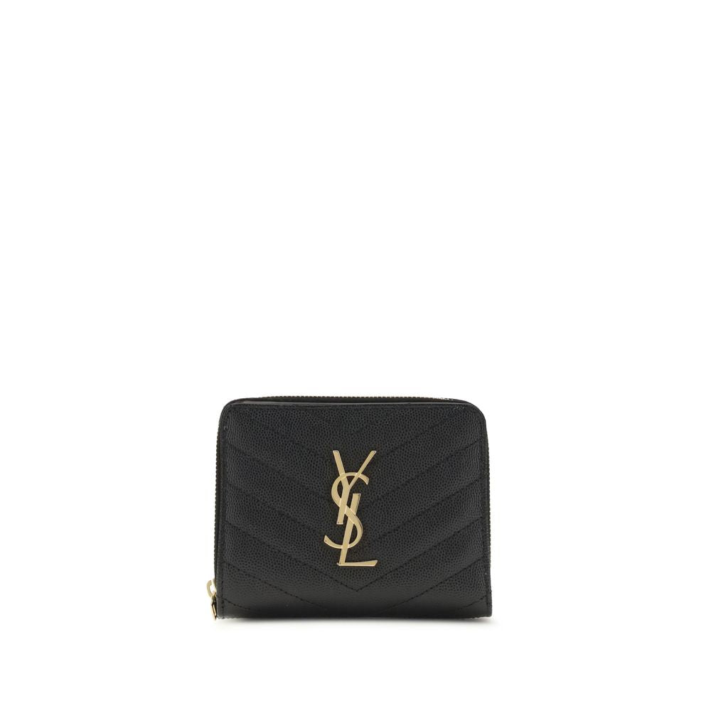 Cartera Saint Laurent de Piel de Becerro Negra Bos Taurus