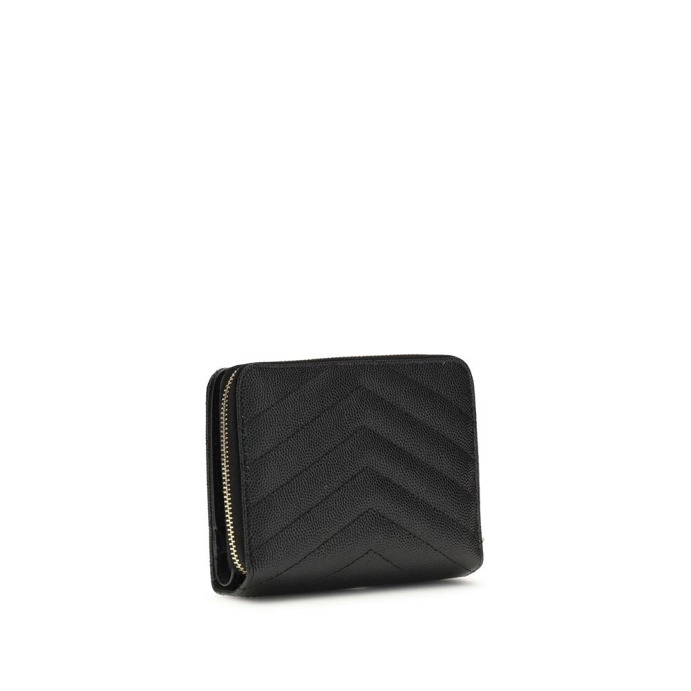 Cartera Saint Laurent de Piel de Becerro Negra Bos Taurus