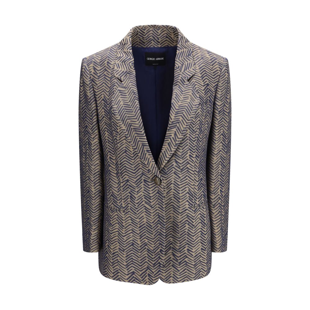 Beige Viscose Blazer
