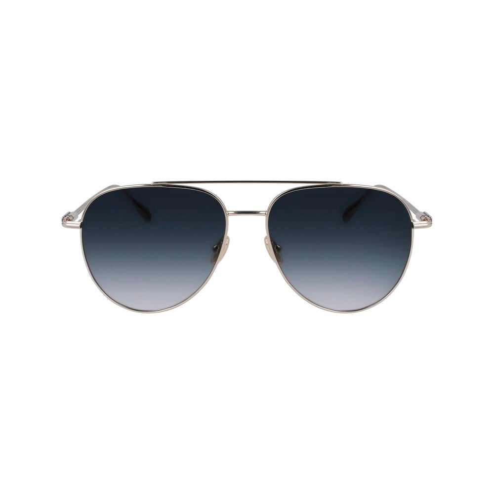 Gafas de sol Ferragamo de metal dorado