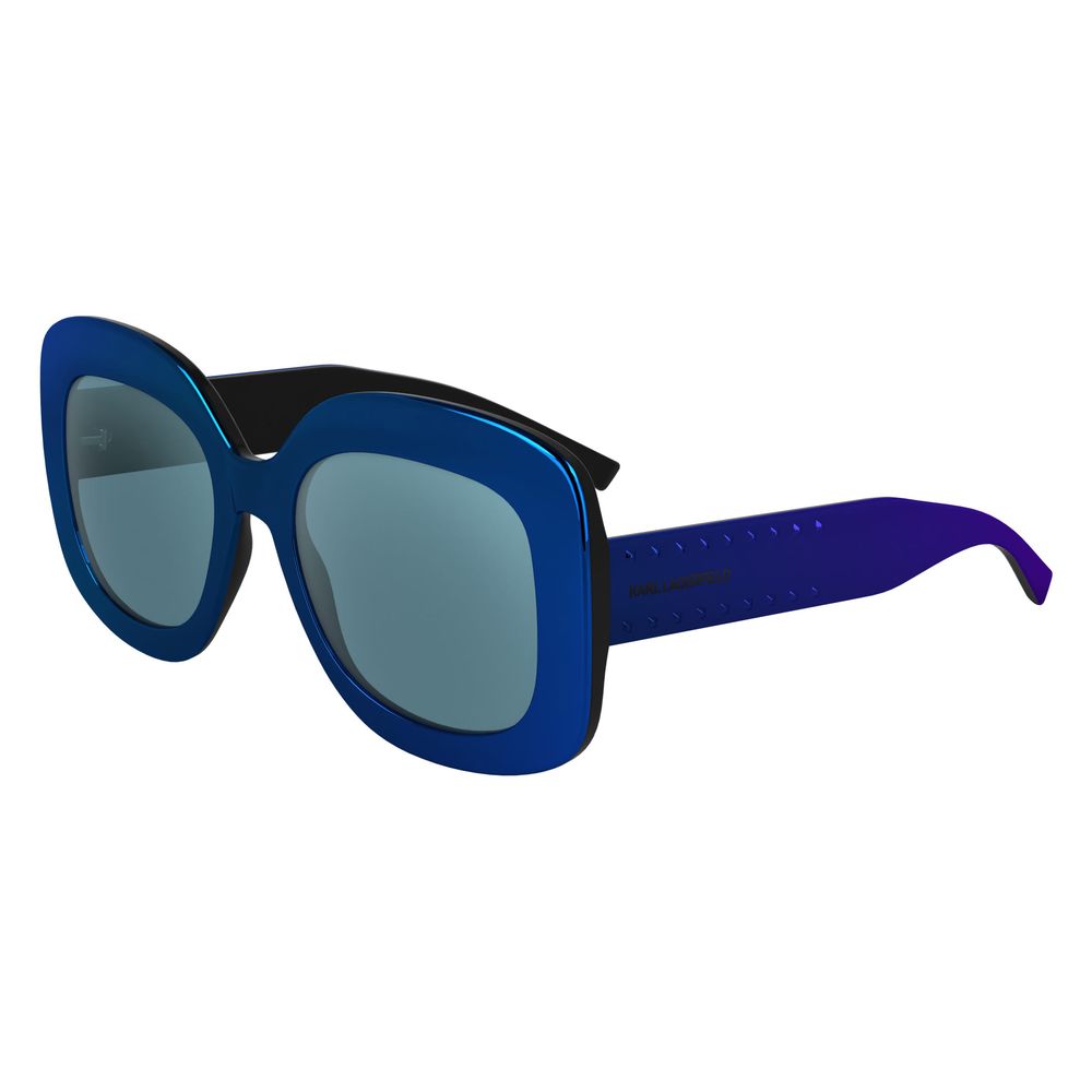 Karl Lagerfeld Blue Injected Solbriller