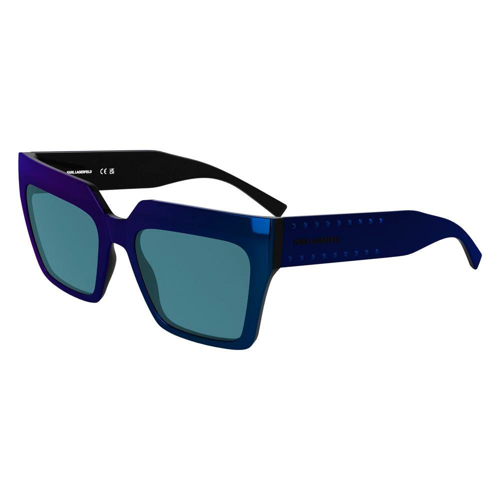 Karl Lagerfeld Blue Injected Solbriller