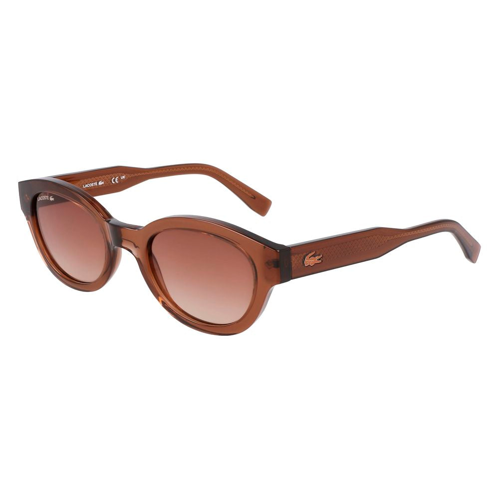 Lacoste brune injiserte solbriller