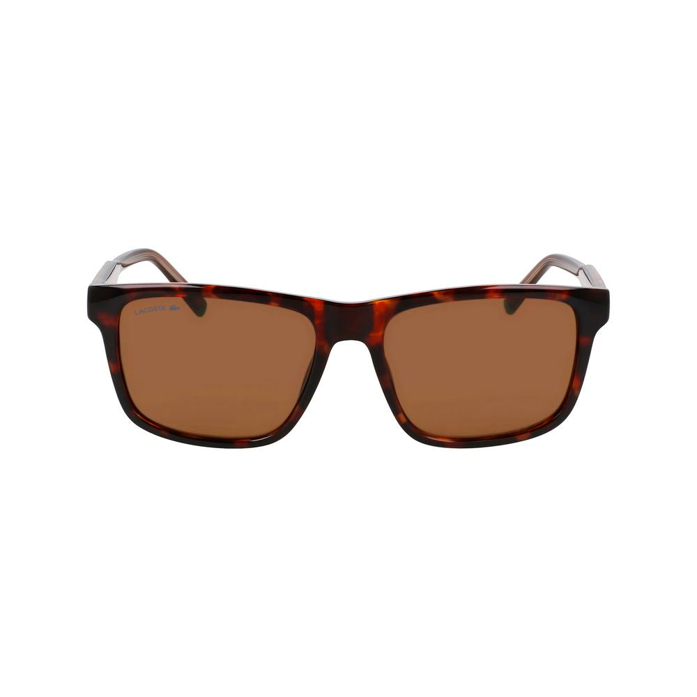 Lacoste brune solbriller i injisert materiale