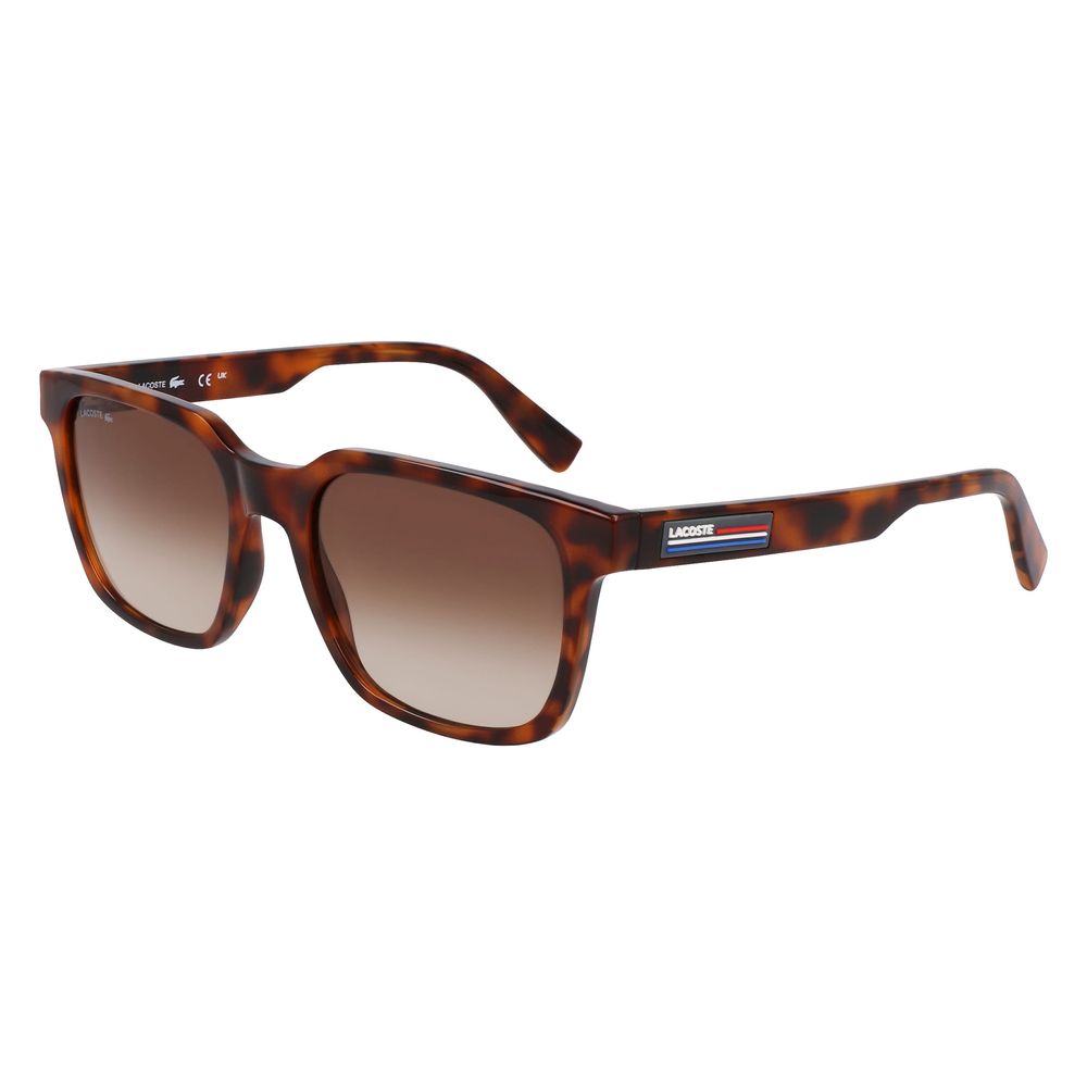 Lacoste brune injiserte solbriller