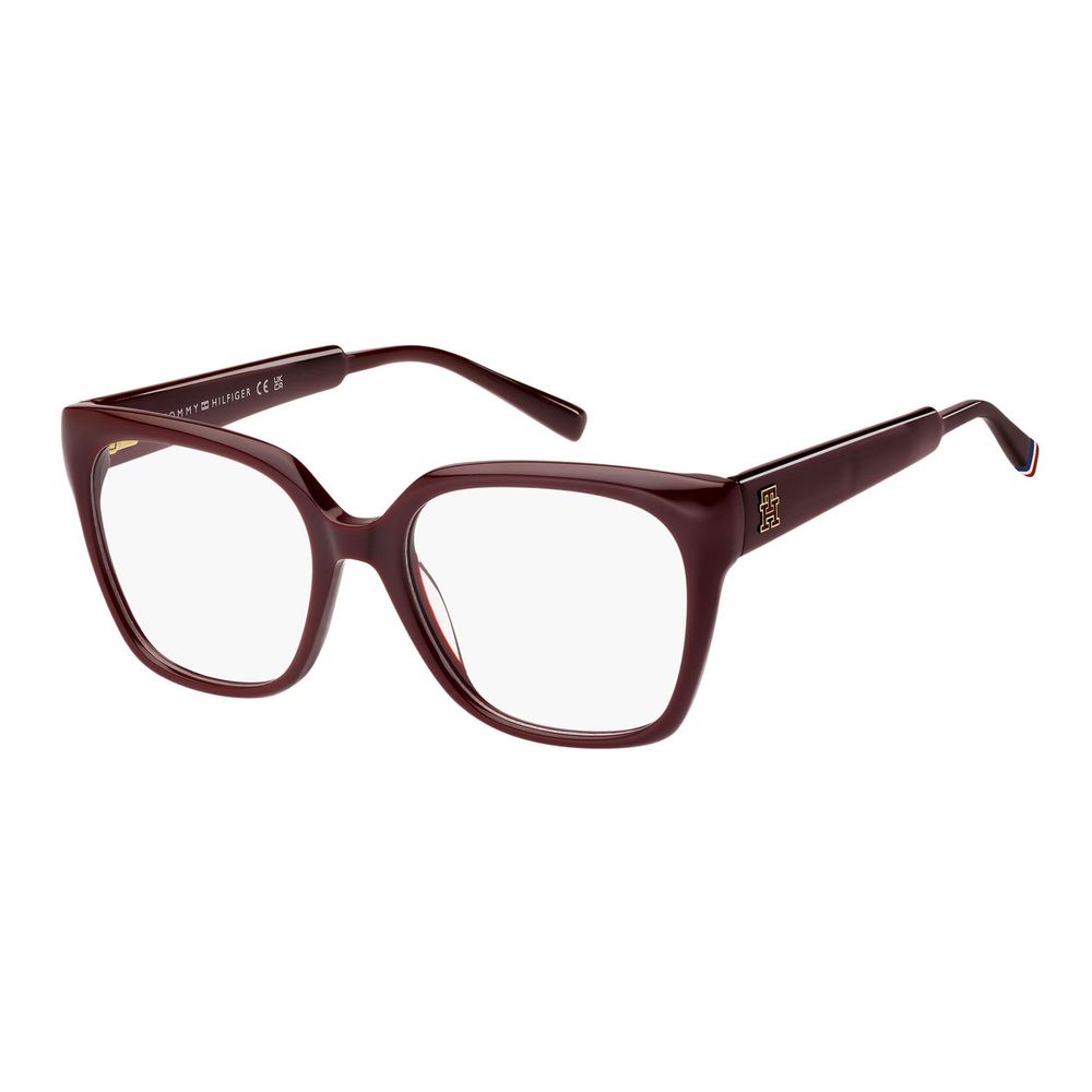 Gafas Tommy Hilfiger de acetato burdeos (montura)