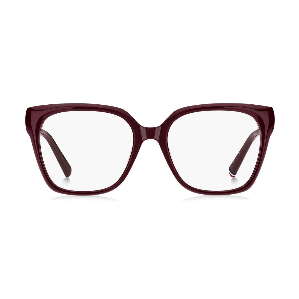 Gafas Tommy Hilfiger de acetato burdeos (montura)