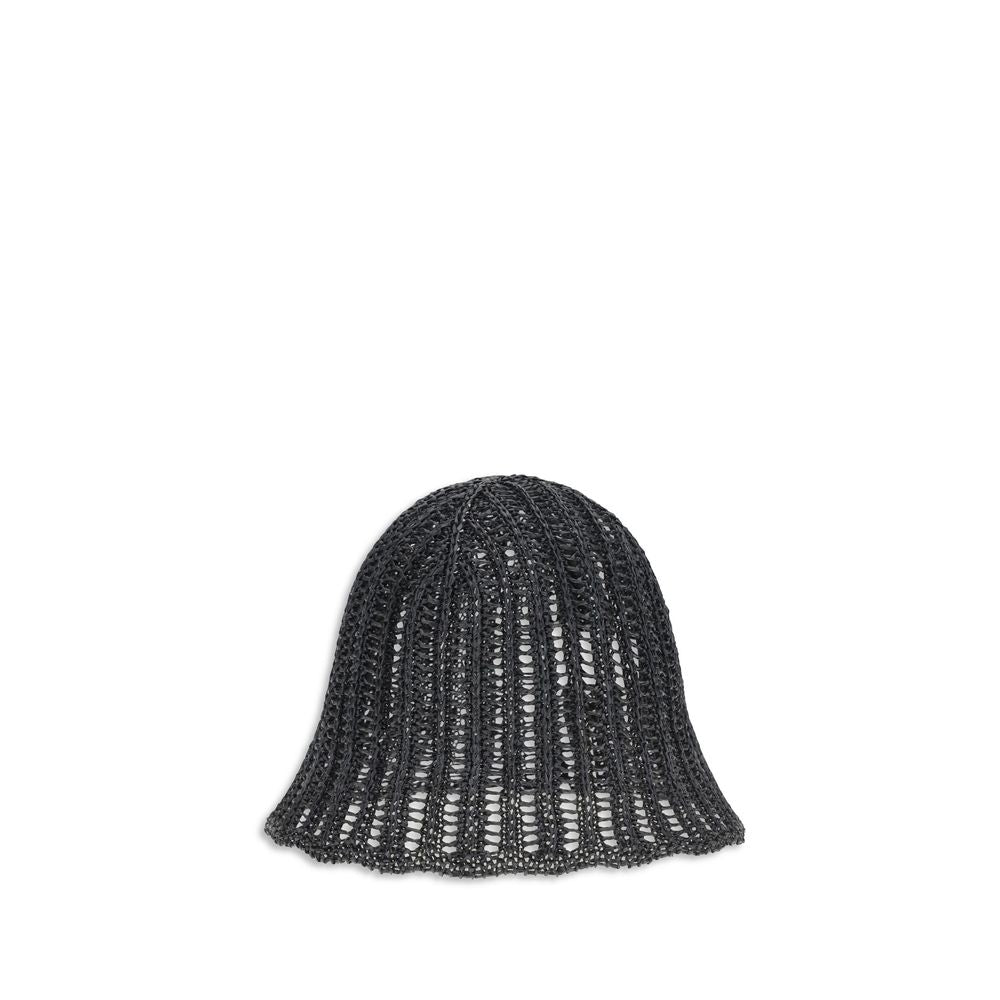 Gorro tipo pescador de poliamida negro de Brunello Cucinelli