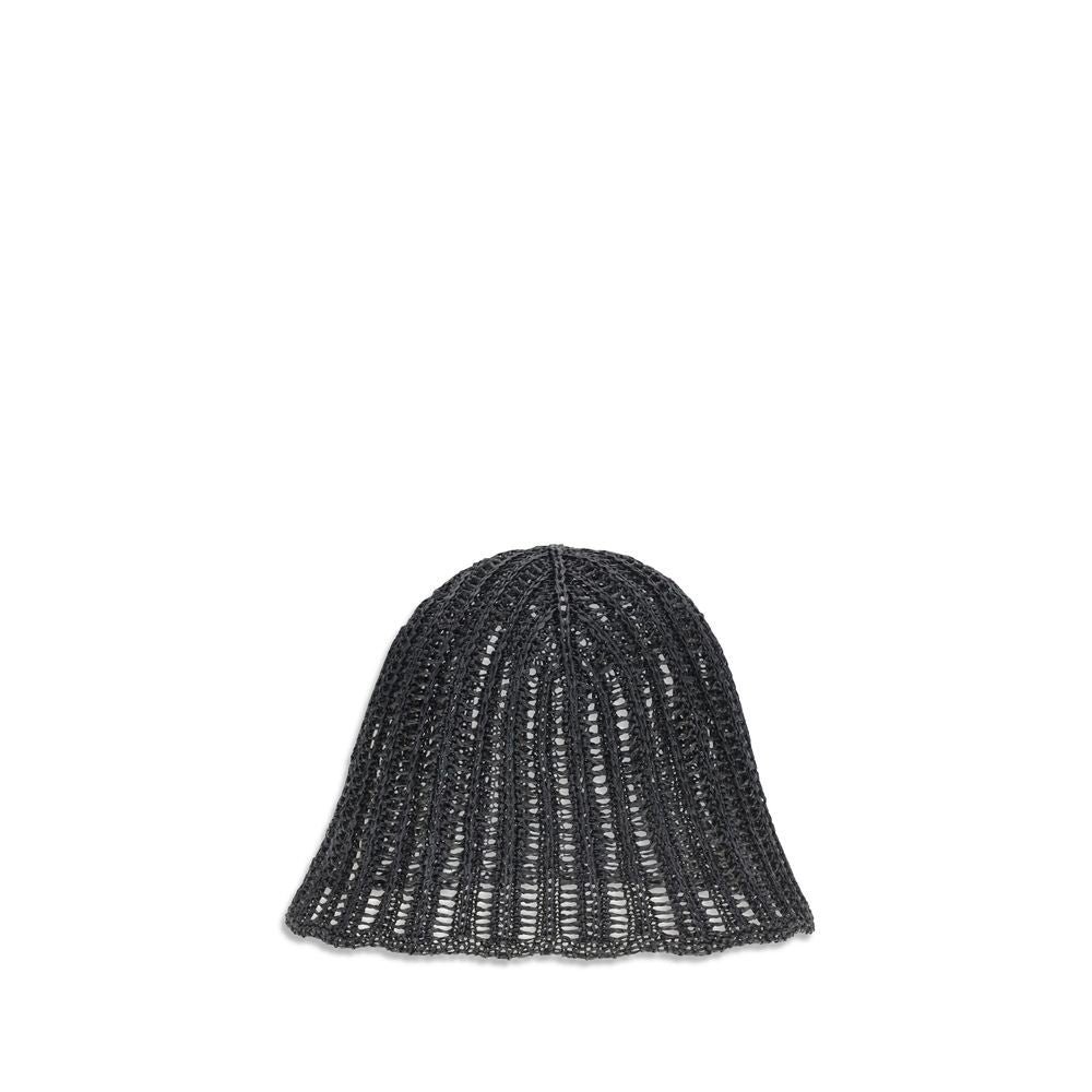 Gorro tipo pescador de poliamida negro de Brunello Cucinelli