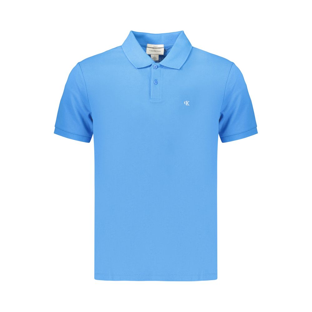 Calvin Klein Azzurro Cotton Poloskjorte til herre