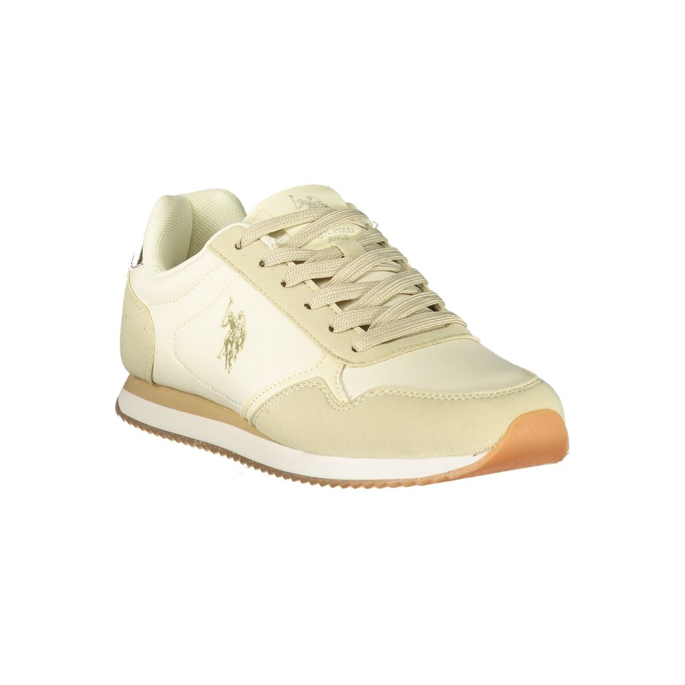 U.S. POLO ASSN. Beige sneakers til dame i polyuretan