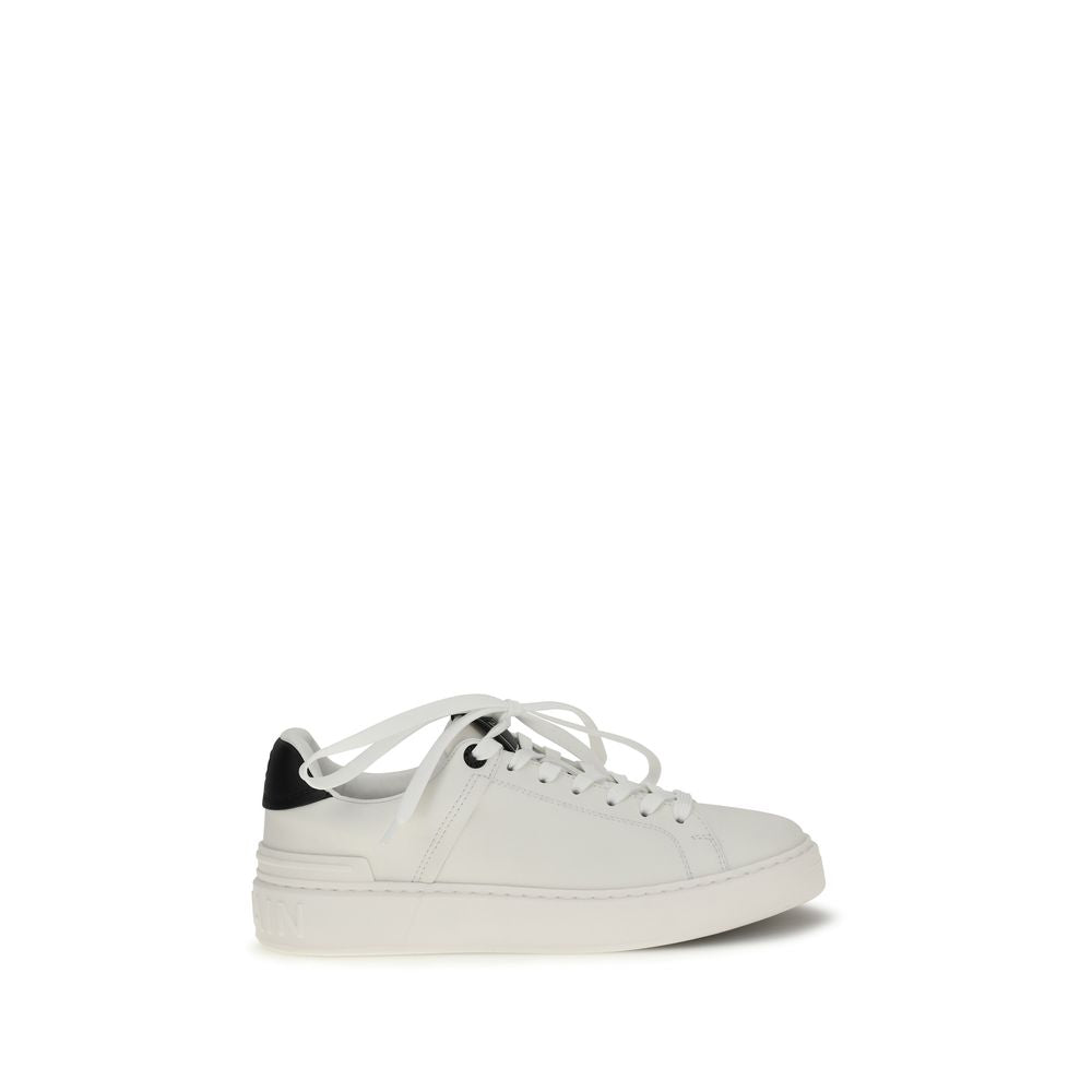 Balmain sorte sneakers i kalveskinn av typen Bos Taurus