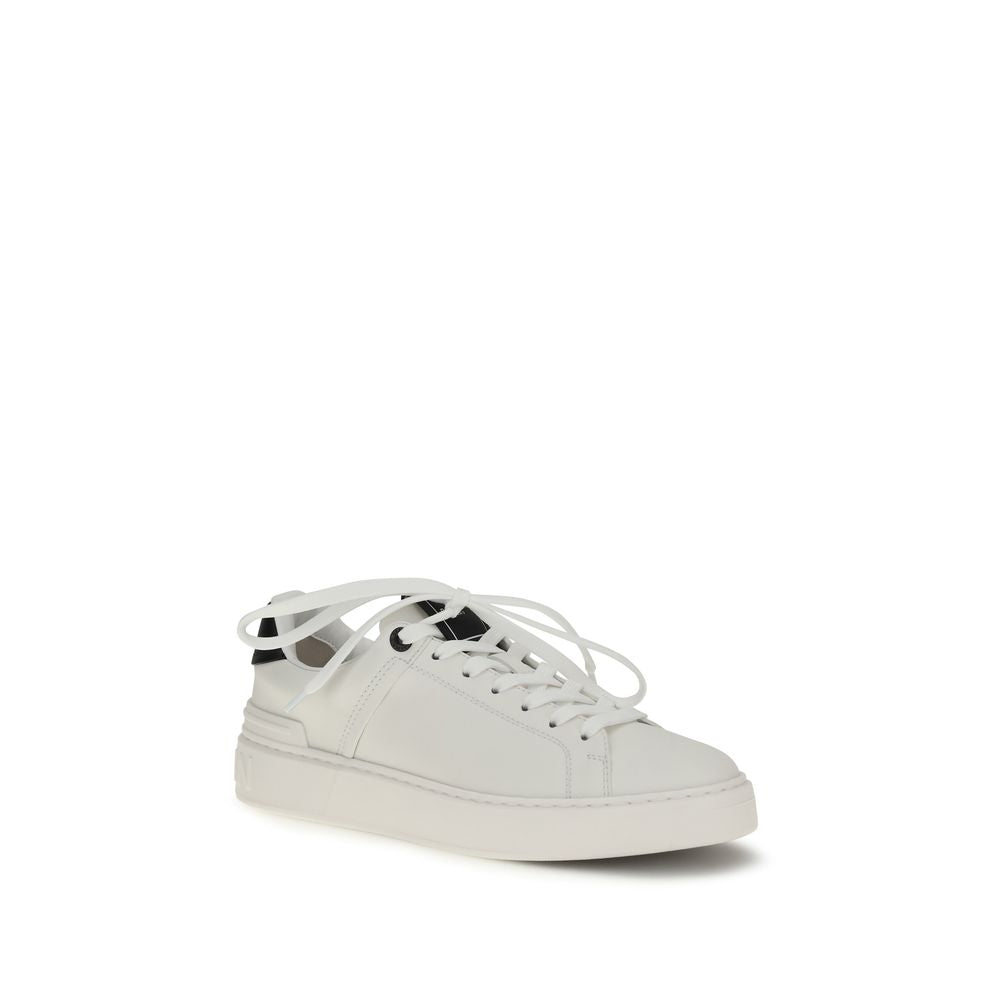 Balmain sorte sneakers i kalveskinn av typen Bos Taurus