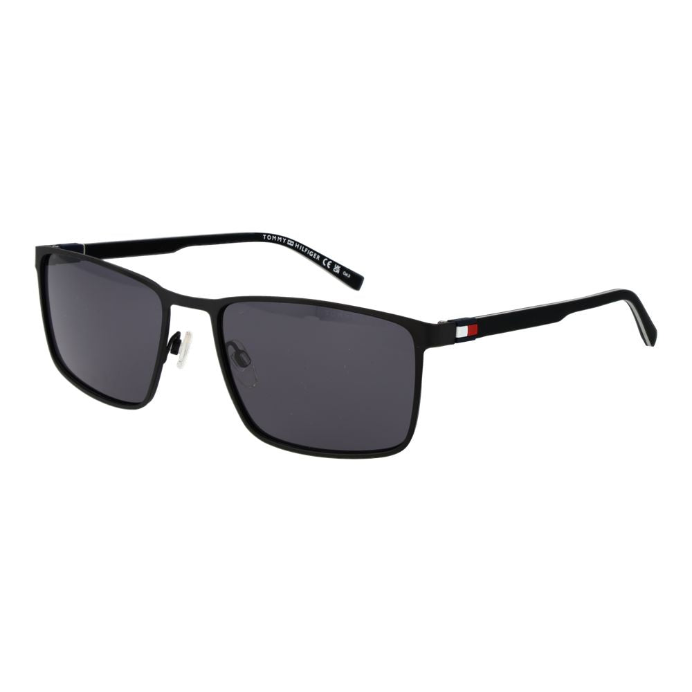 Gafas de sol de metal negras Tommy Hilfiger