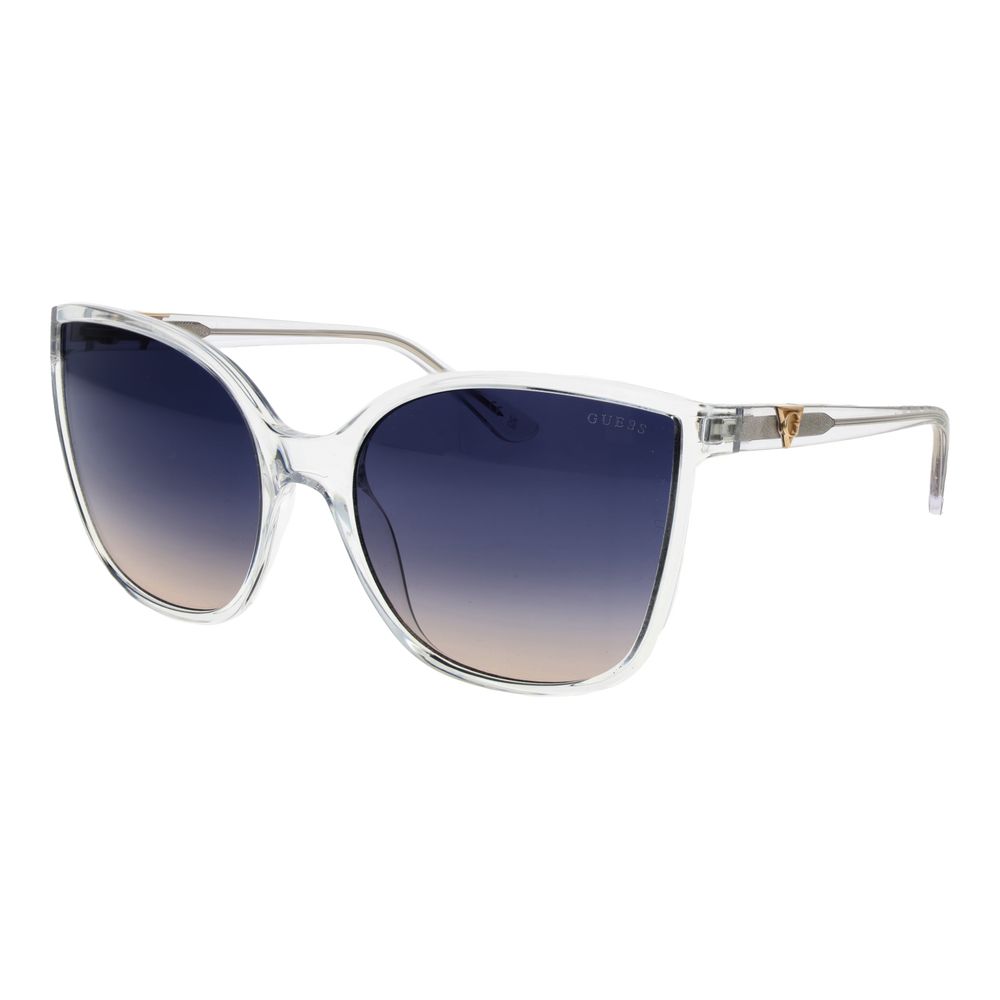 Gafas de sol transparentes de plástico Guess