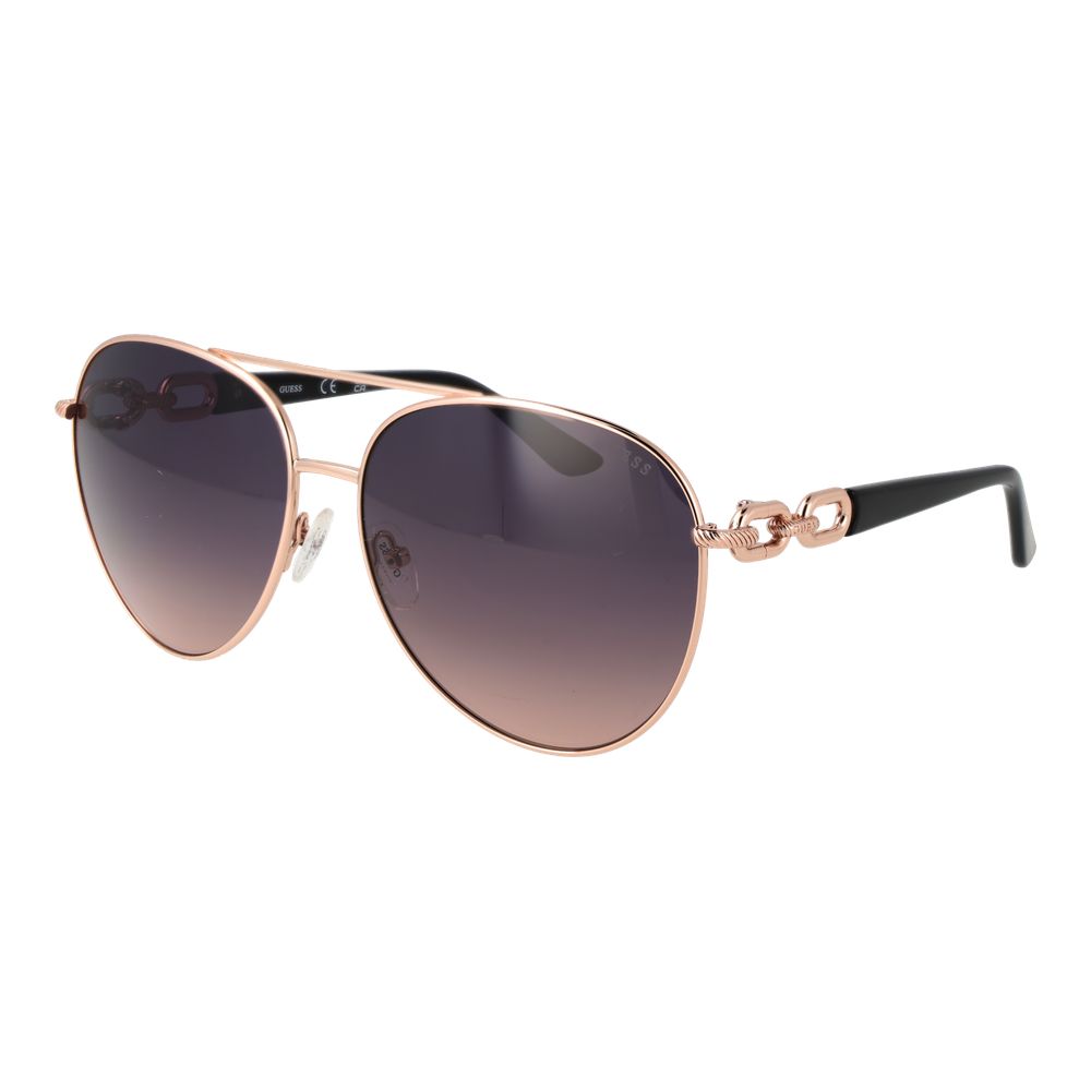Gafas de sol Guess metálicas en oro rosa