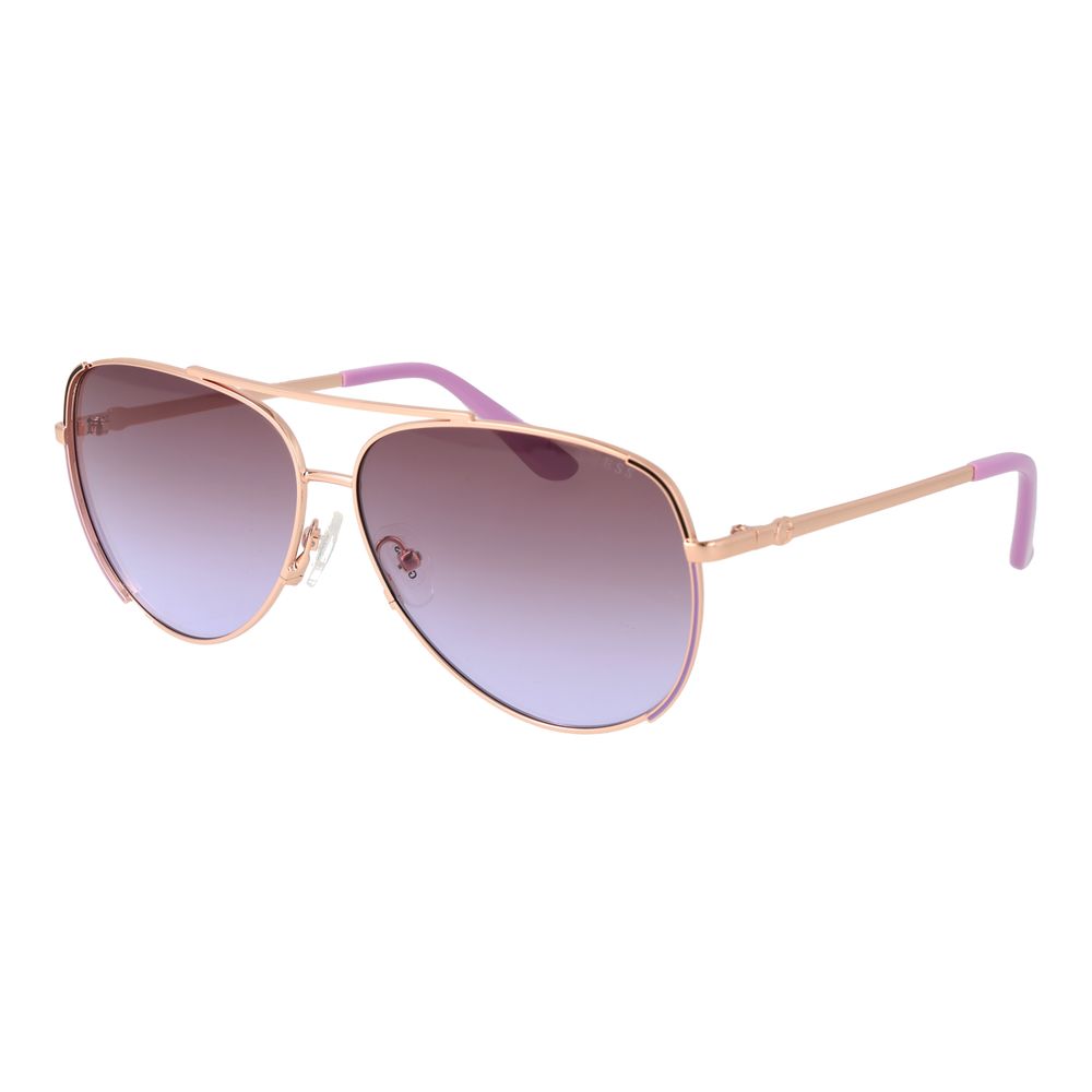 Gafas de sol Guess metálicas en oro rosa