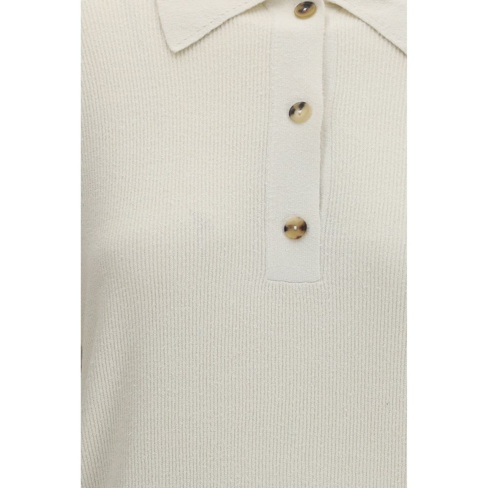 Calvin Klein beige silkegenser