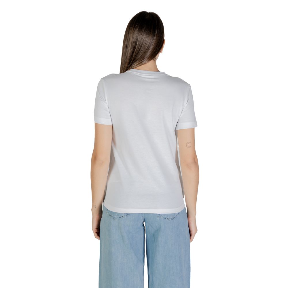 Calvin Klein Jeans Hvit T-skjorte i bomull