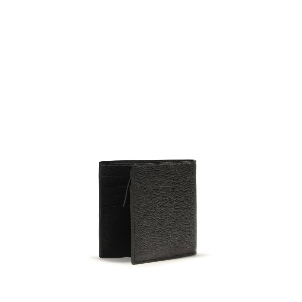 Cartera Prada negra de piel de becerro Bos Taurus