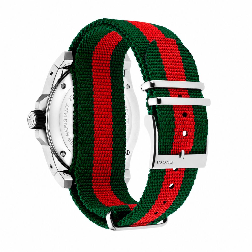 Reloj deportivo de nylon multicolor Gucci