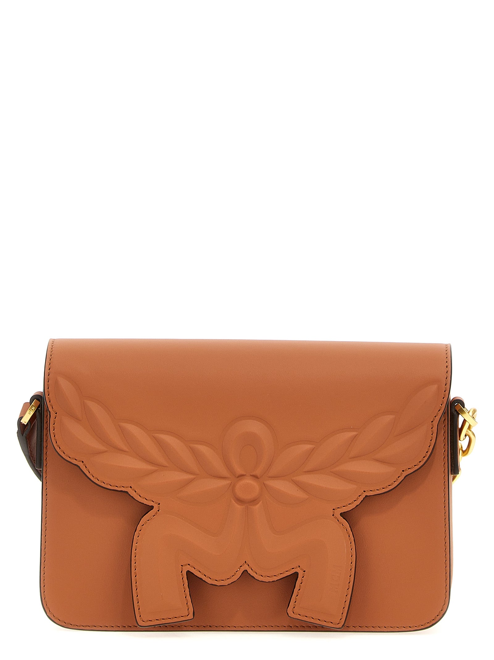 MCM Brun Kalveskinn Crossbodyveske