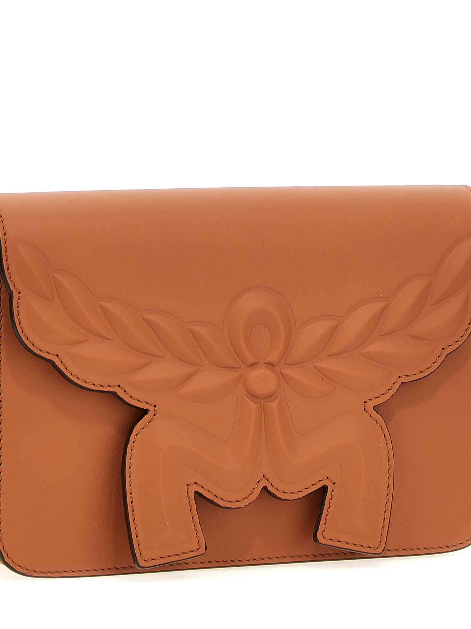 MCM Brun Kalveskinn Crossbodyveske