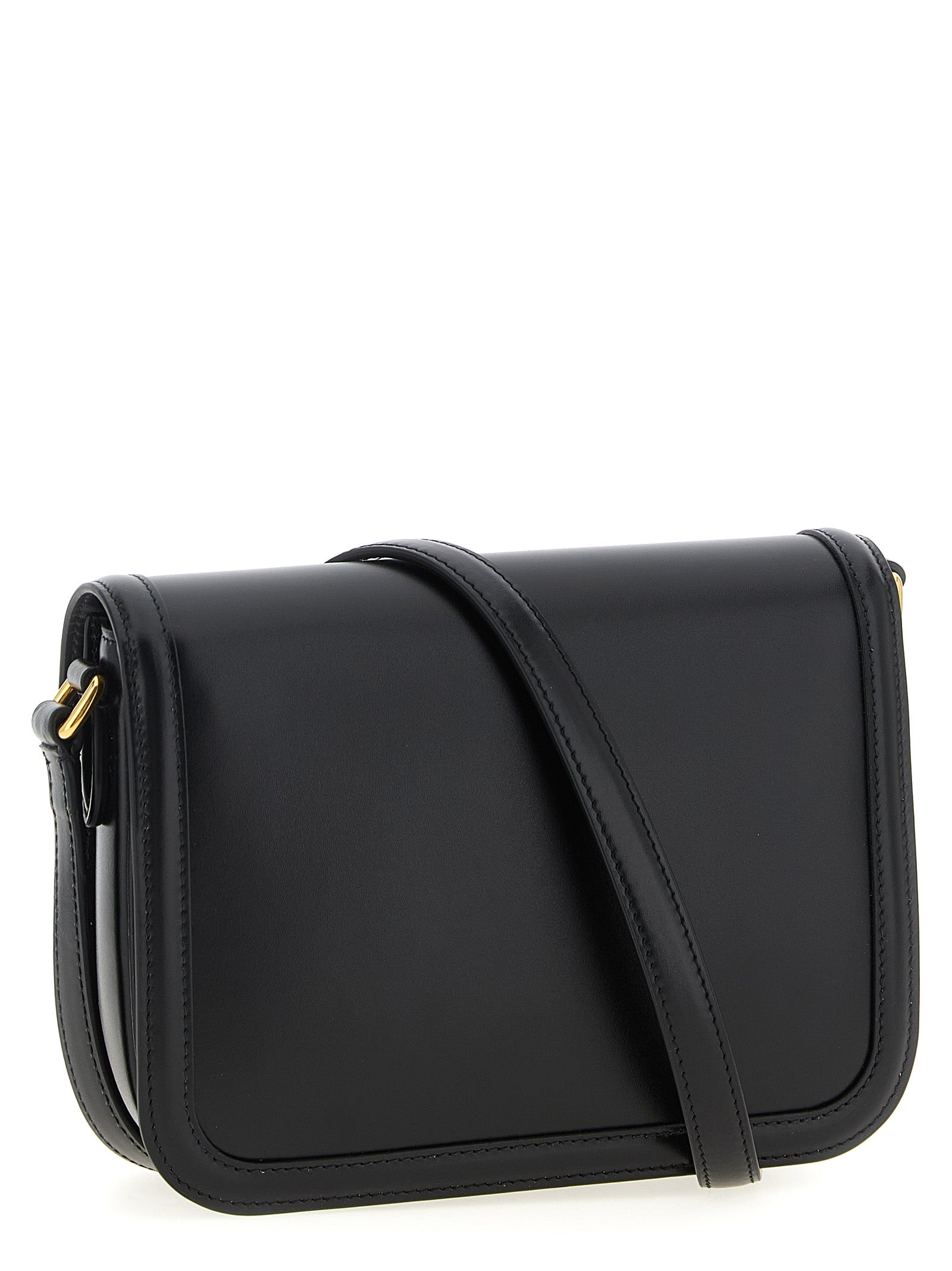 Valentino Garavani Crossbody-veske i svart kalveskinn