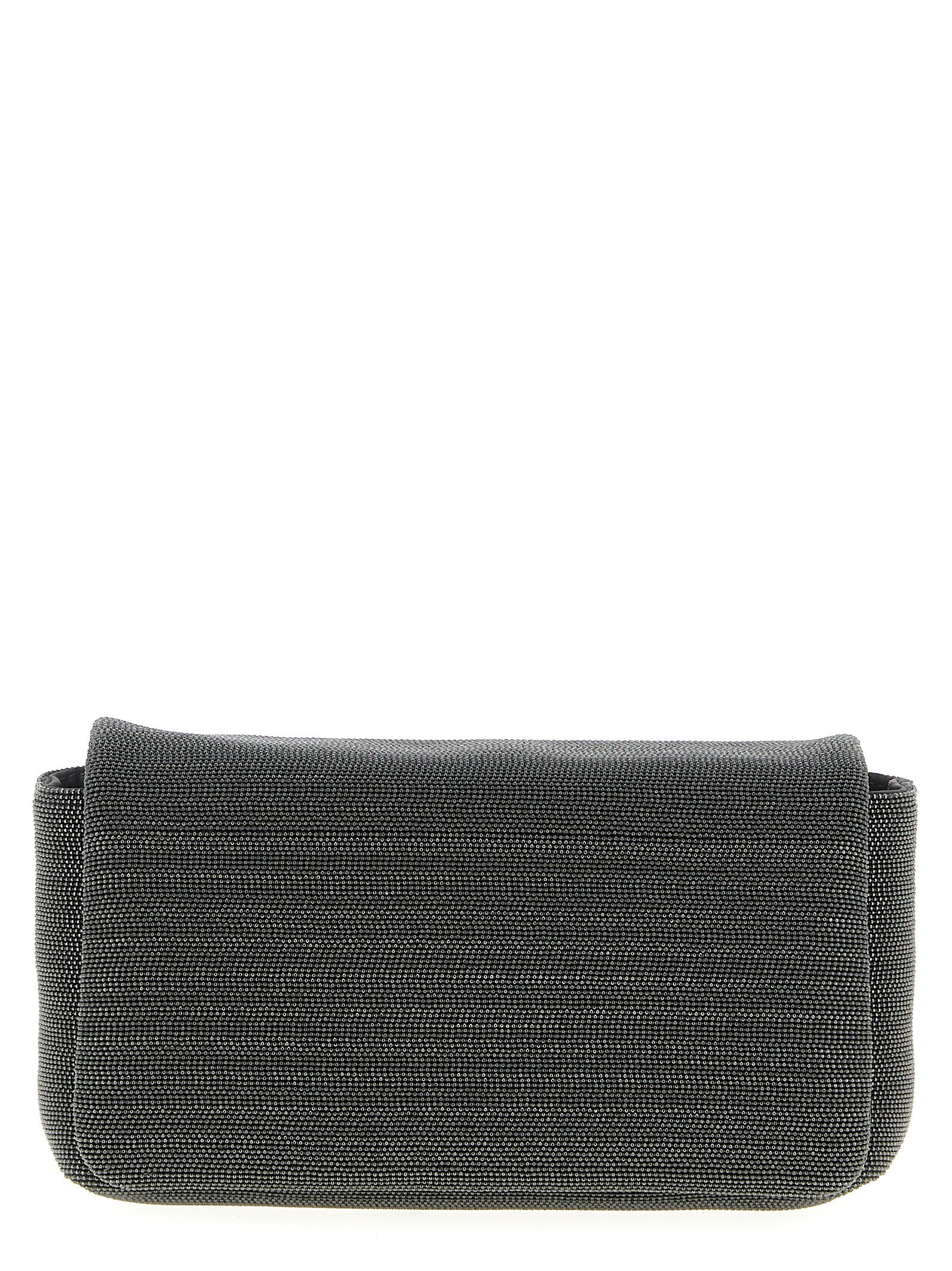 Black Leather Clutch Bag