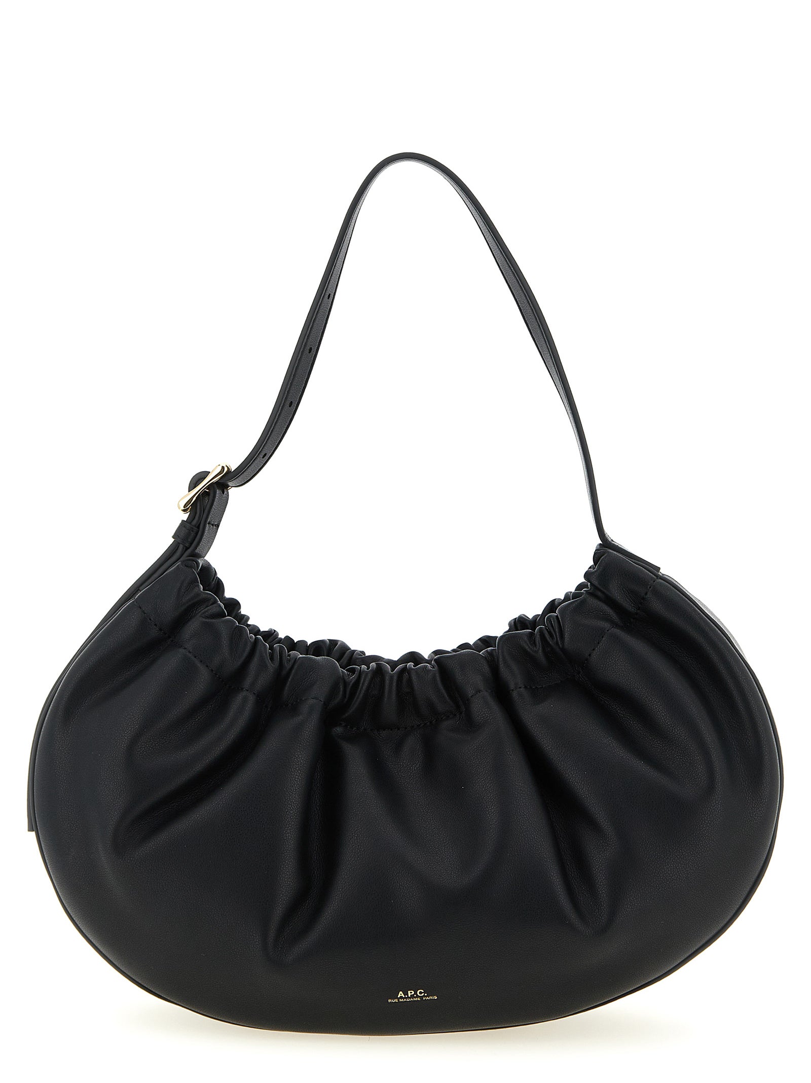 Black Polyethylene Shoulder Bag