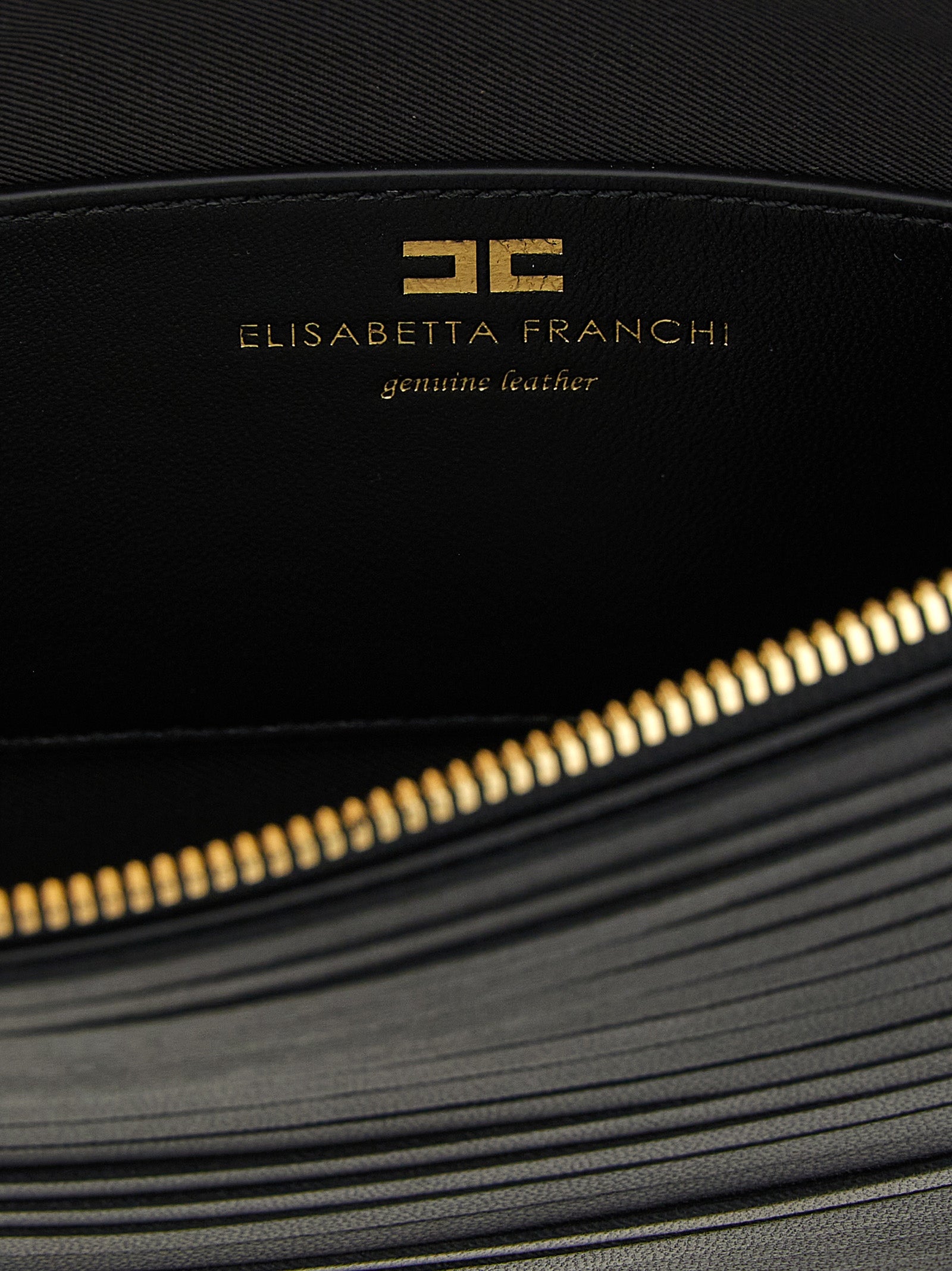 Black Leather Clutch Bag