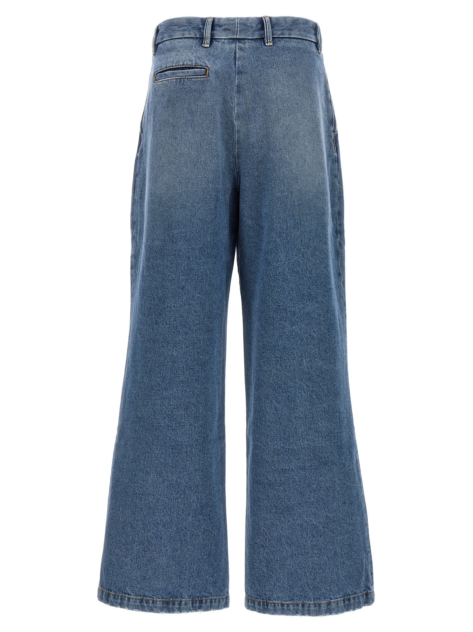 Blue Cotton Jeans Denim